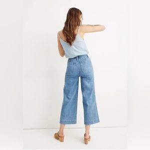 Madewell Emmett wide-leg crop jeans